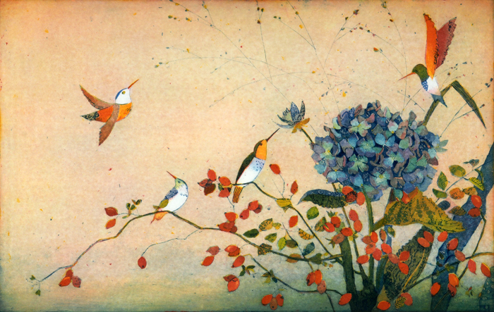 Kleine Gartenbesucher / Jutta Votteler /