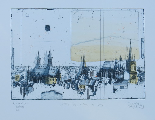 Aachen 113197 / Stefan Becker / Original Radierung 